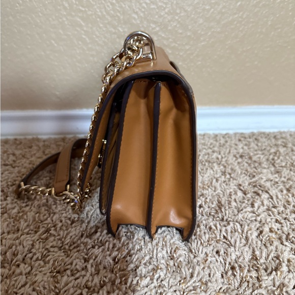 Michael Kors Brown Leather Crossbody Bag - Picture 3 of 9